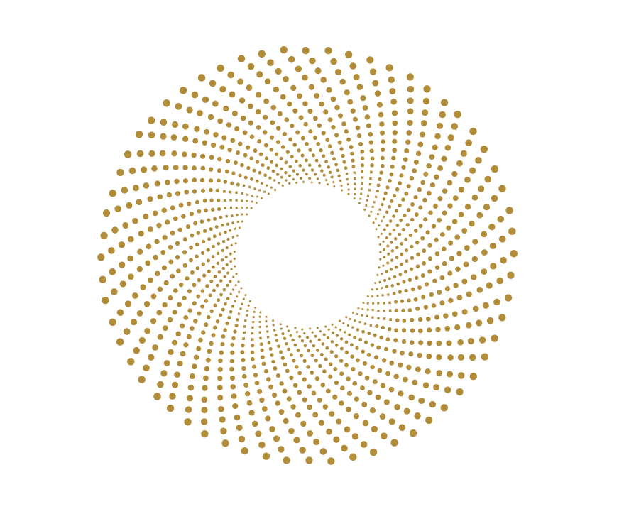 OCHRE CONCENTRIC CIRCLE