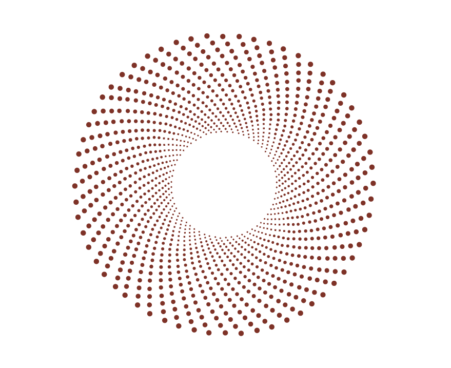 RUST CONCENTRIC CIRCLE